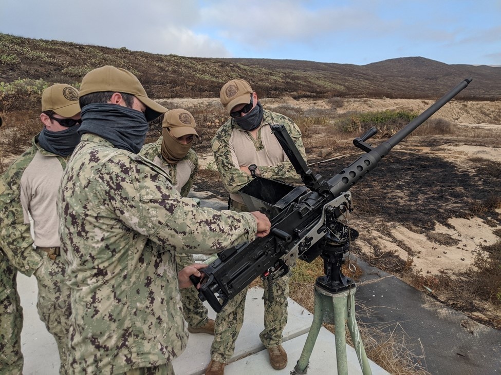 UCT TWO CDD/C CONDUCTING CREW-SERVED WEAPONS TRAINING