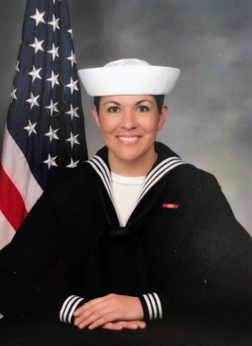Mother follows son enlisting in Navy