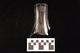 Glass chimney for oil lamp