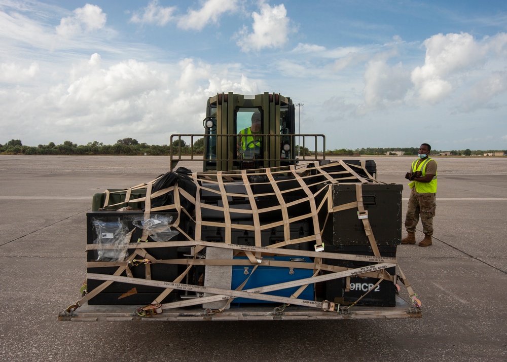 Demonstrating rapid global mobility; MacDill completed base exercise