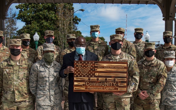 437th Aerial Port Squadron Passenger Operations Flight Honored by the Community Resource Center Summerville