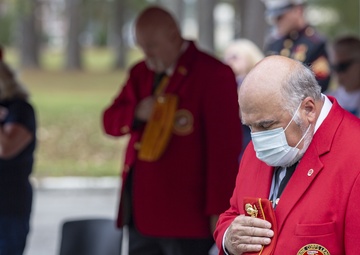 MCB Camp Lejeune holds a wreath laying ceremony in honor of the 37th Beirut Memorial Observance
