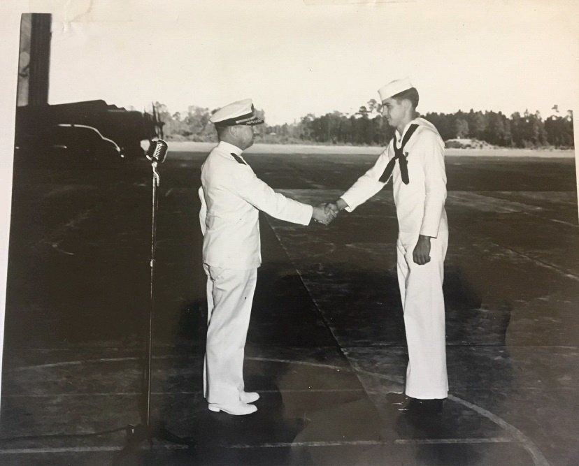 USS Paul Hamilton Connects with WWII Veteran
