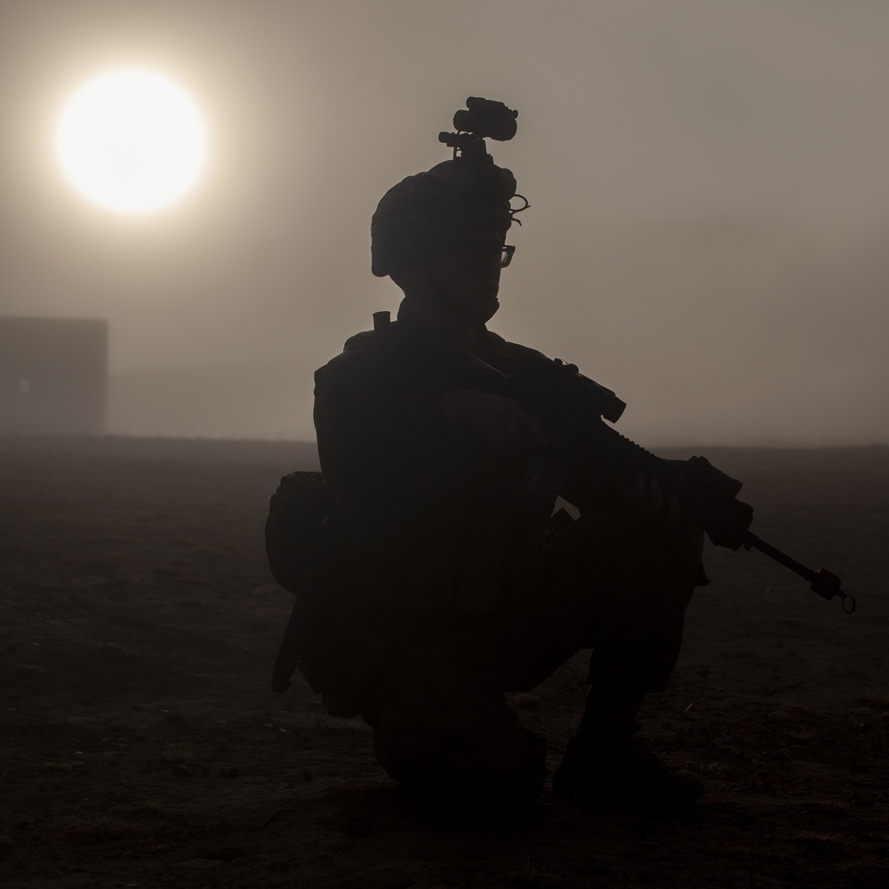BLT 1/4 Marines conduct aerial raid training operation