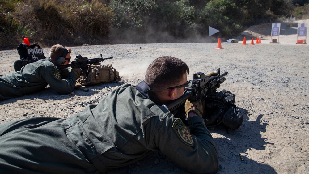 SRT Marines hone weapons skills