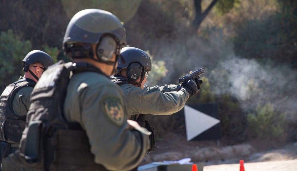 SRT Marines hone weapons skills