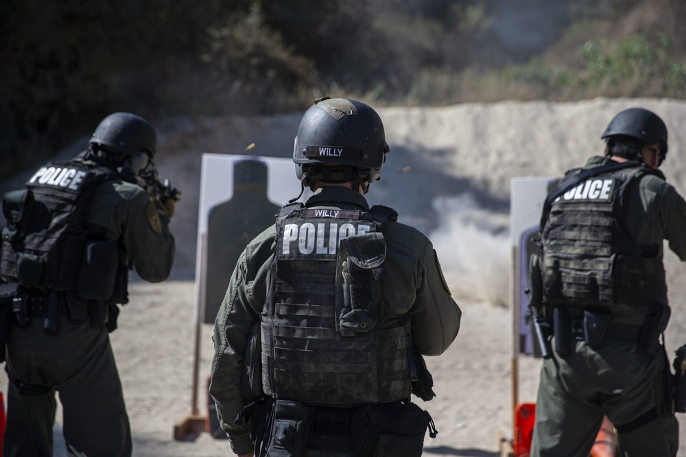 SRT Marines hone weapons skills