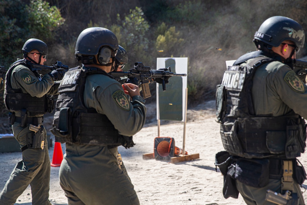 SRT Marines hone weapons skills