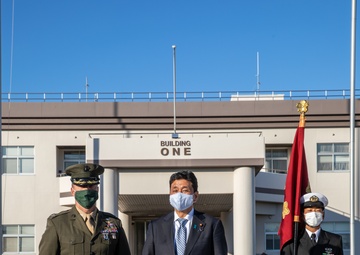 Defense Minister of Japan, Nobuo Kishi Visits MCAS Iwakuni
