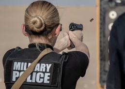 Military Police on the range