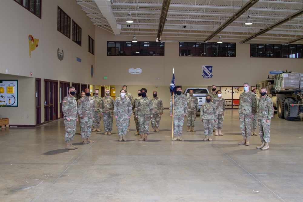 Army Reserve Soldiers from the 801st AG Company mobilize to support European Command