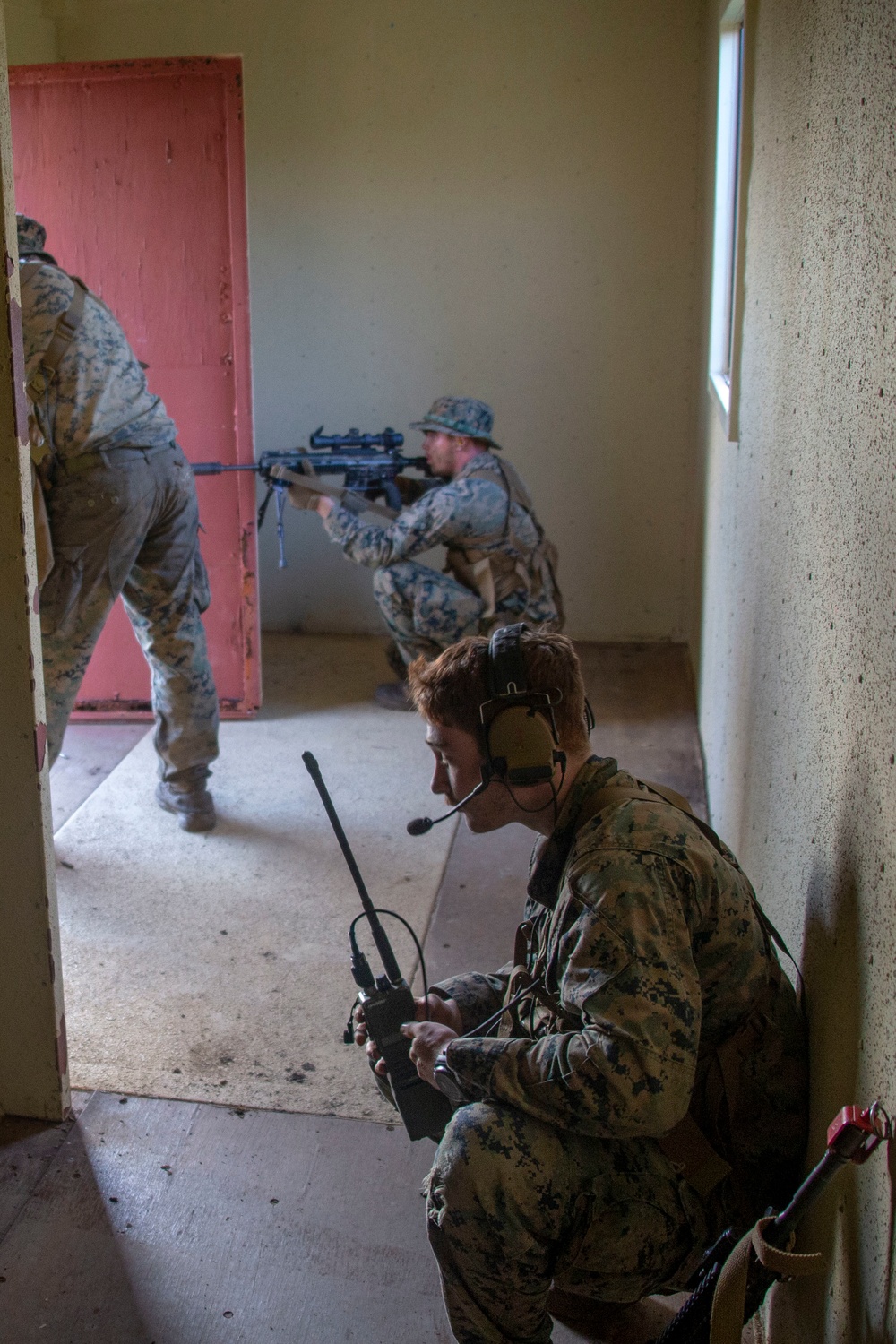 Marines and Sailors aboard USS America Conduct Jungle Raid