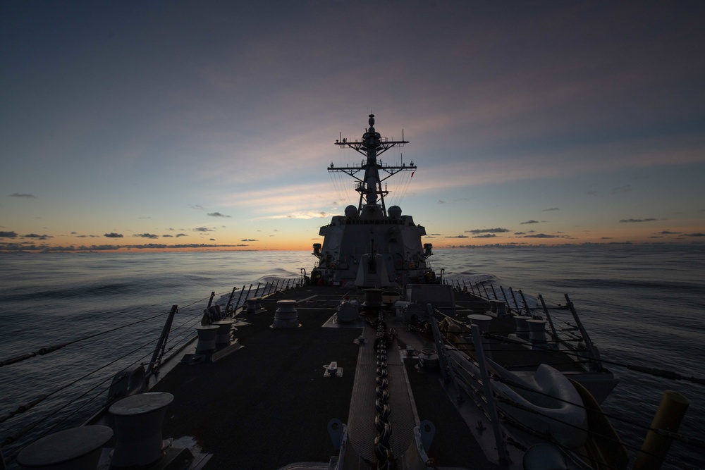 USS Halsey Conducts Routine Operations