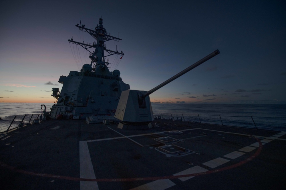 USS Halsey Conducts Routine Operations