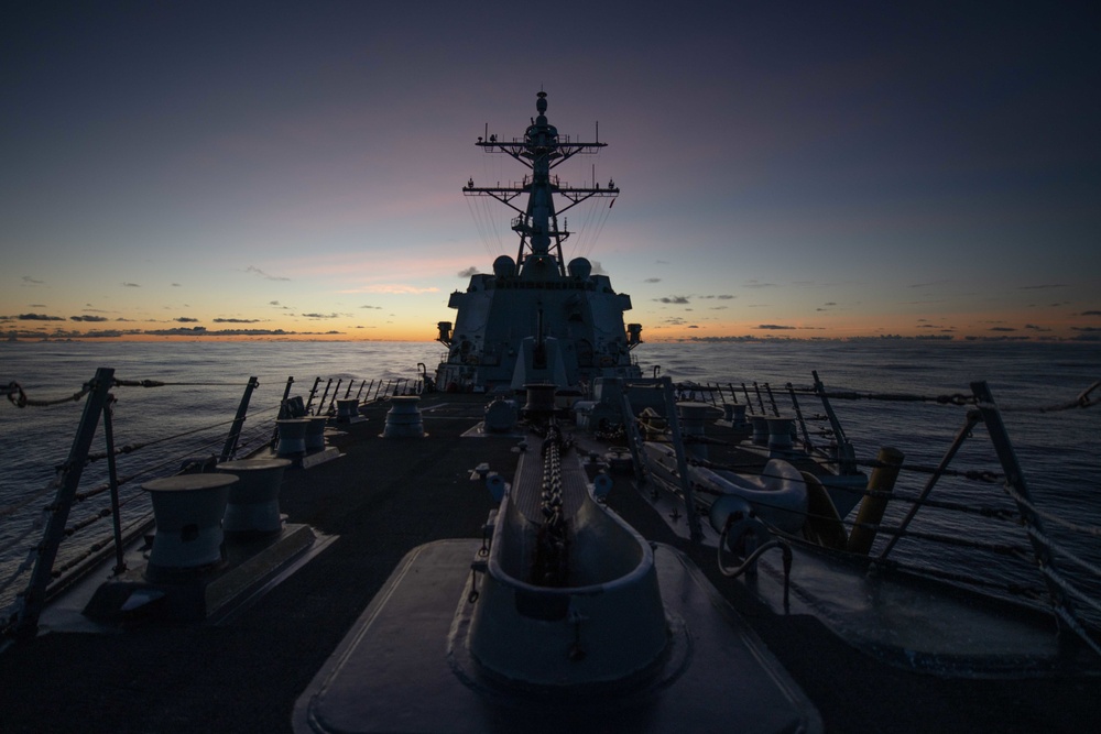 USS Halsey Conducts Routine Operations