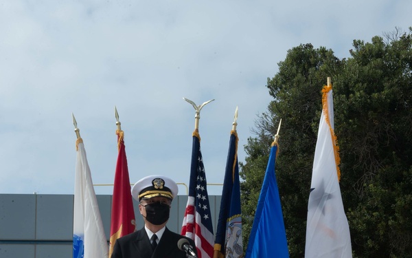 Rear Adm. Sze Gives Speech