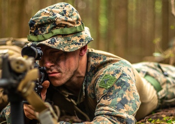 U.S. Marines conduct patrolling operations during exercise Fuji Viper 21.1