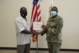 CW4 Randolph receives Meritorious Service Award