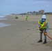 Contractors from Broadkill 2020 response identify oil debris for removal