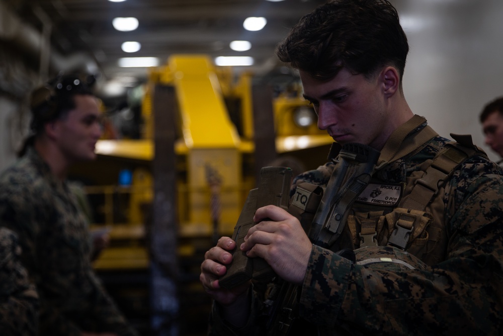 Marines and Sailors compete aboard USS New Orleans