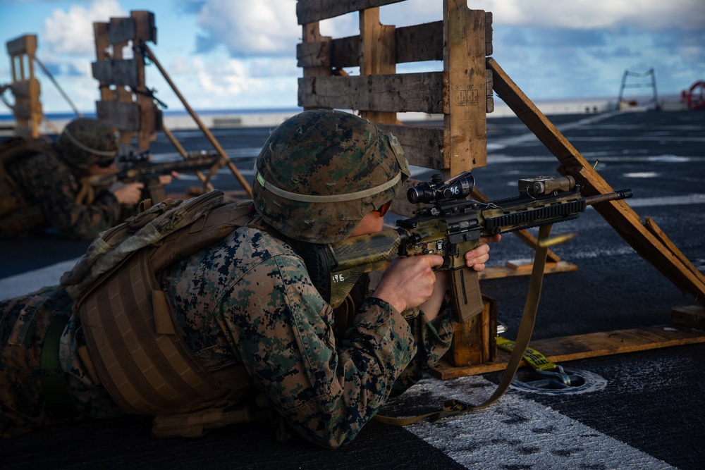 Marines and Sailors compete aboard USS New Orleans