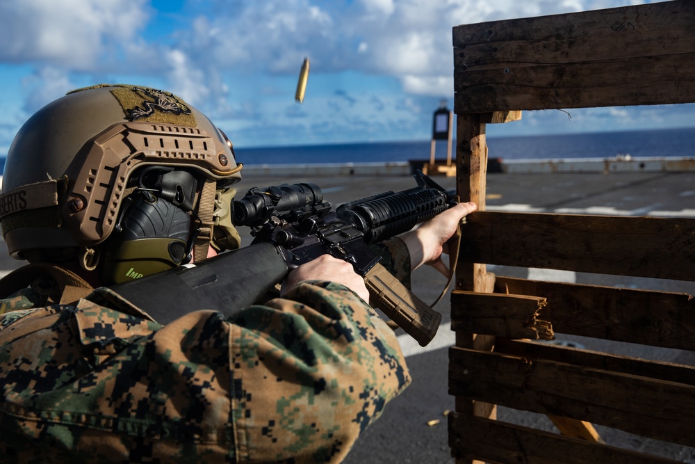 Marines and Sailors compete aboard USS New Orleans