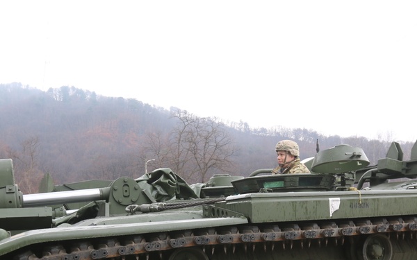 DAGGER BRIGADE SOLDIERS TRAIN WITH BRIDGING EQUIPMENT