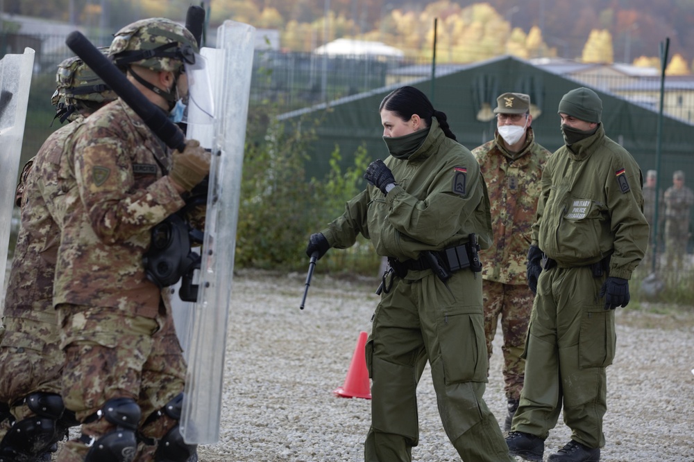 German Army Teaches Crowd Riot Control Training