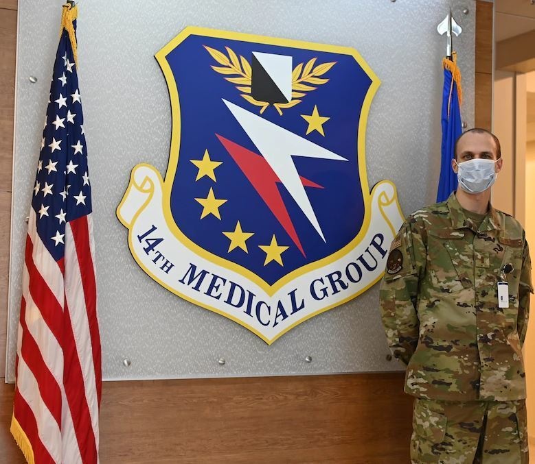 Licensed pharmacy technician, casual lieutenant works at Columbus AFB Pharmacy