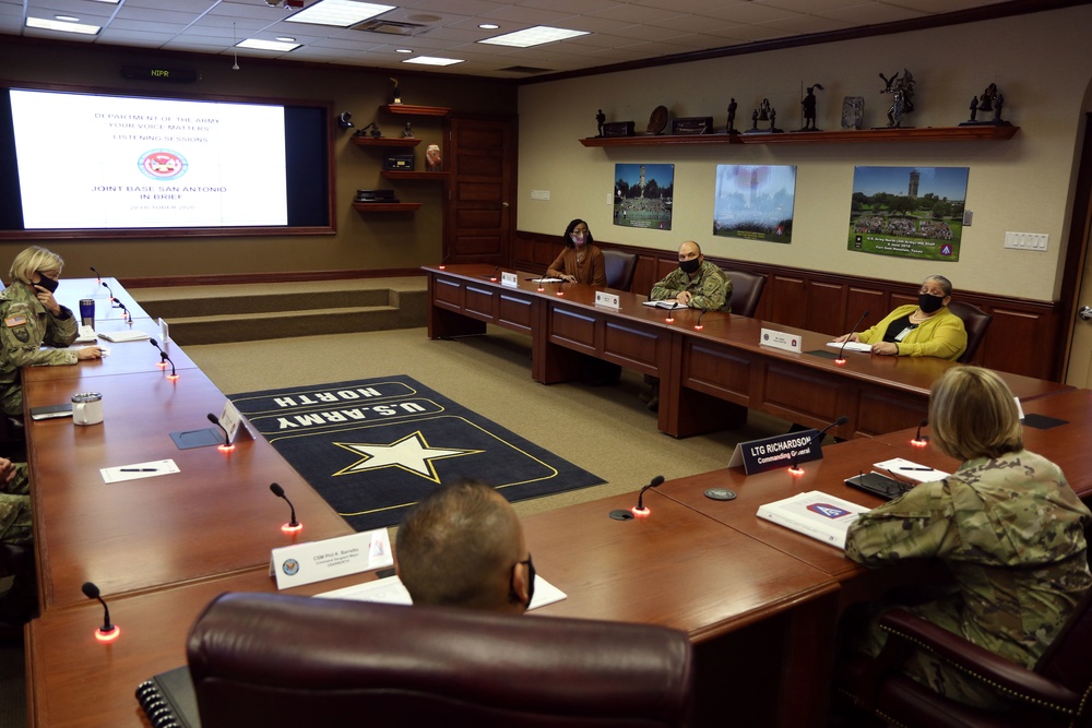Fort Sam Houston views heard during Army’s ‘Your Voice Matters’ listening tour