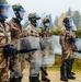 Italian soldiers conduct crowd control training during KFOR 28