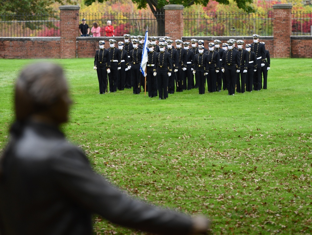 U.S. Coast Guard Academy Regimental Review for Virtual Parents Weekend