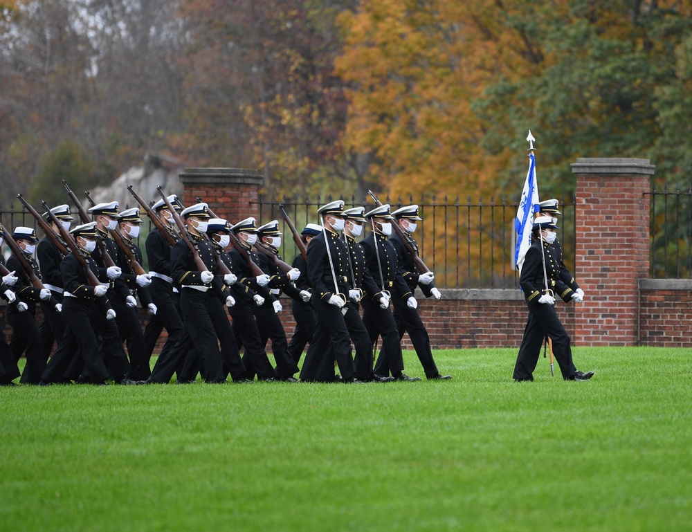 U.S. Coast Guard Academy Regimental Review for Virtual Parents Weekend