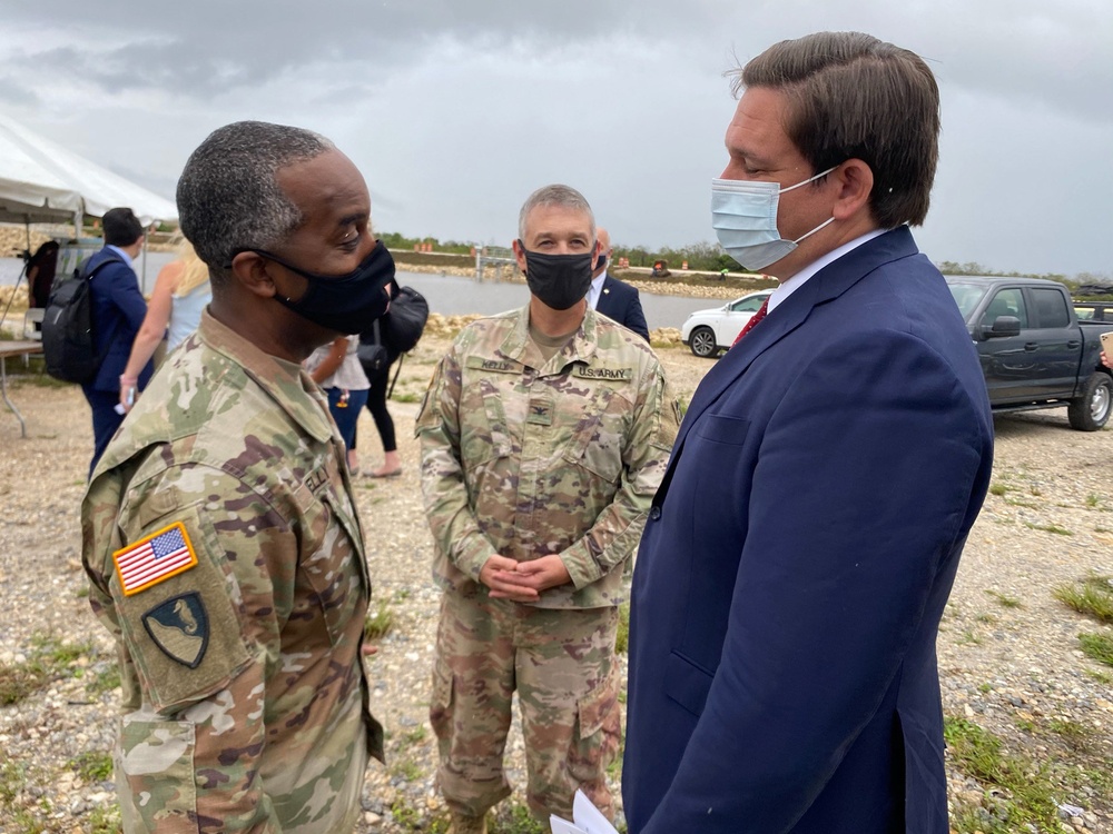 Corps groundbreaking ceremony kicks off Everglades restoration construction projects