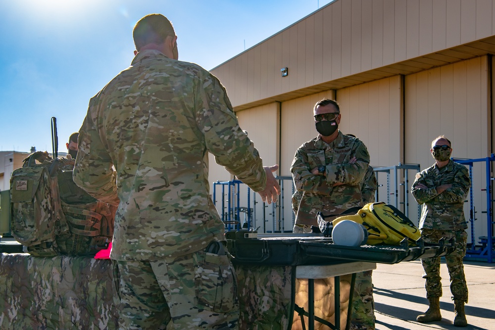 Maj. Gen. Eric Hill Visits Cannon