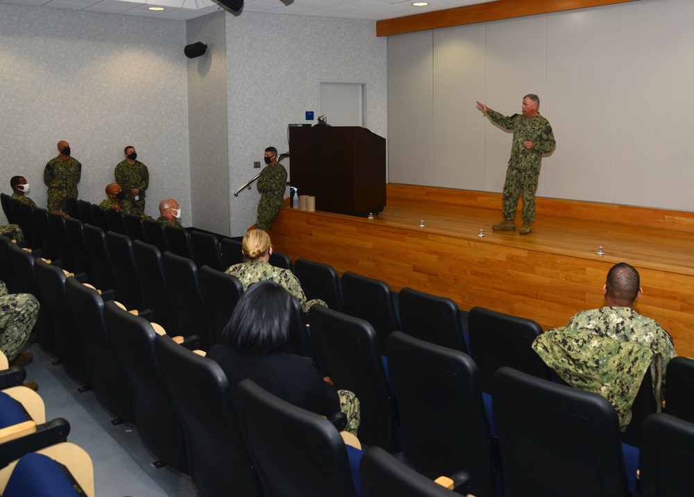CNP Holds an All-hands Call at Senior Enlisted Academy