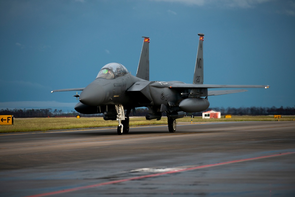 F-15Es arrive at Tyndall