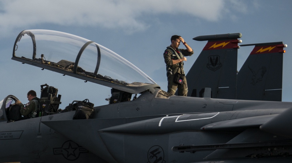 F-15Es arrive at Tyndall