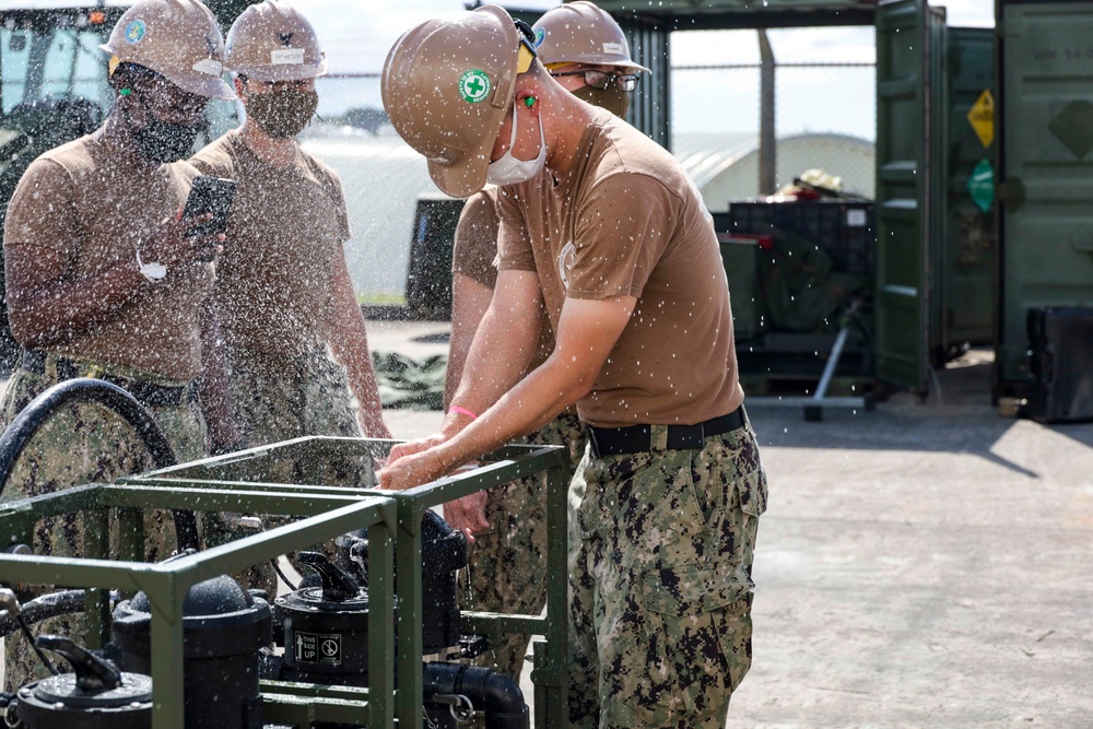 Seabees Train on Water Purification