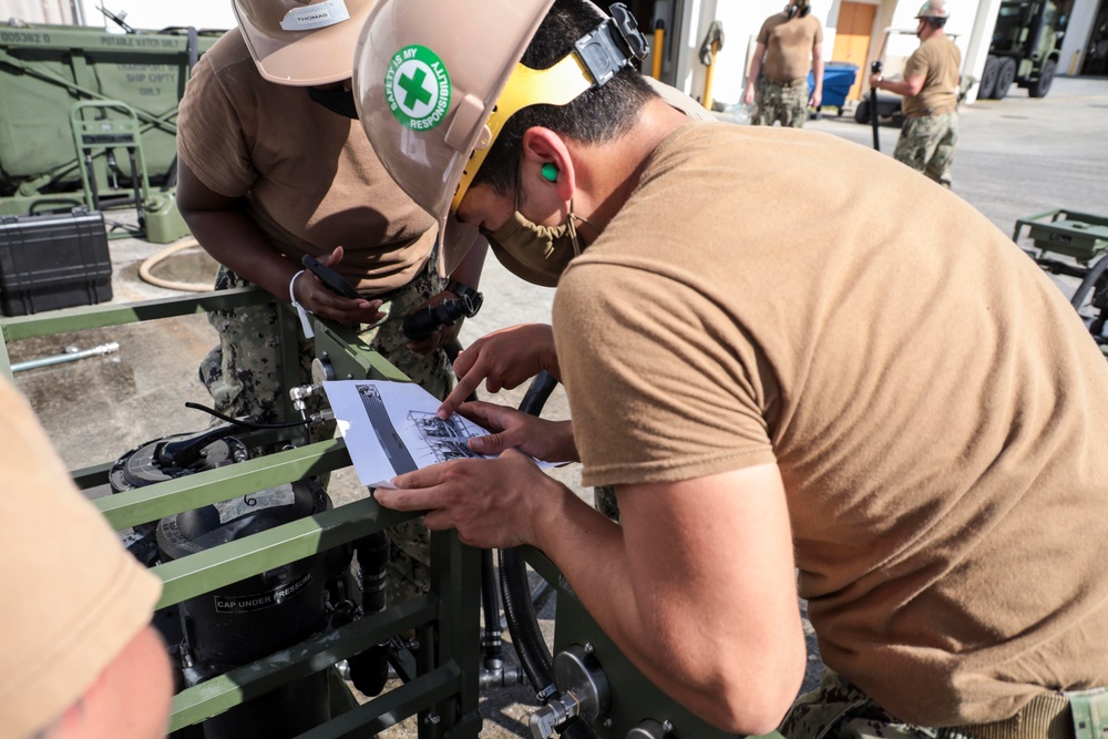 Seabees Train on Water Purification