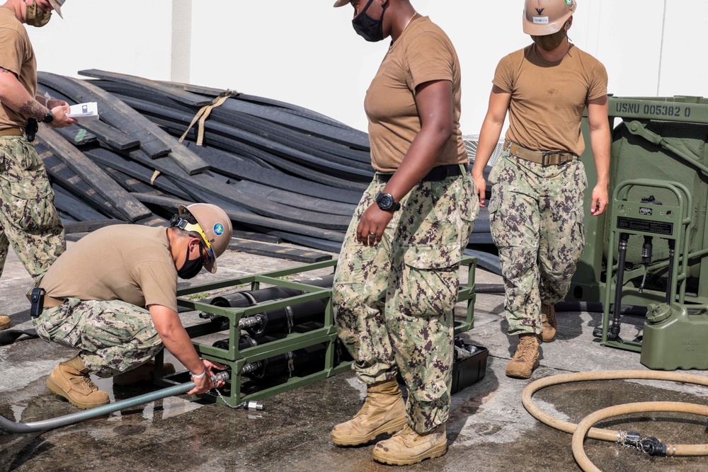 Seabees Train on Water Purification
