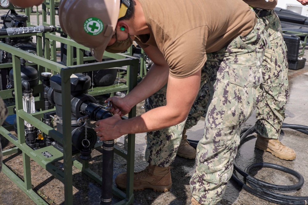 Seabees Train on Water Purification