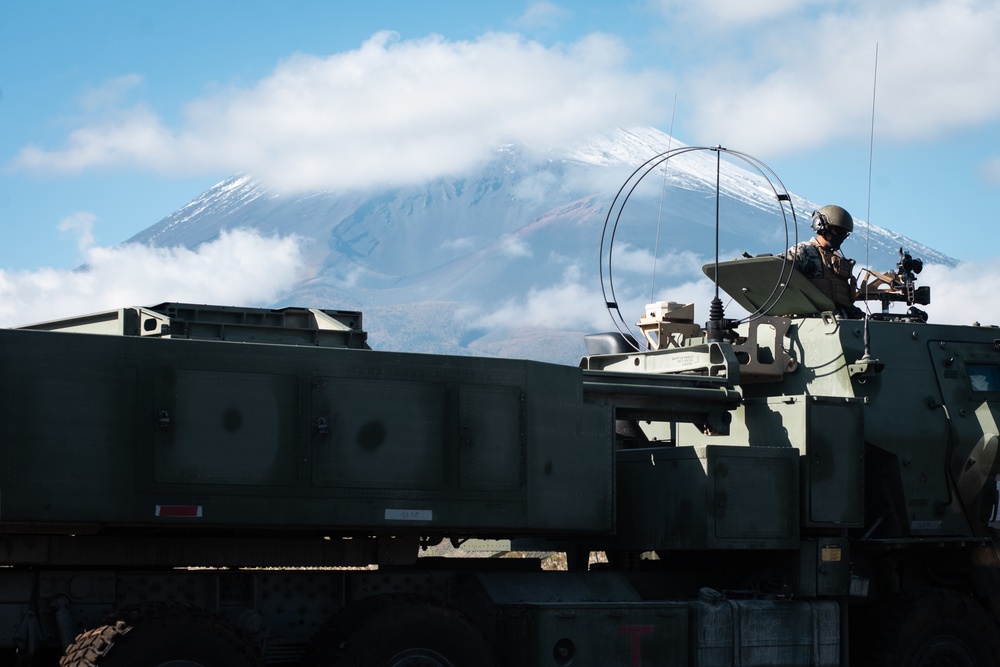 7th Fleet Staff Join 12th Marine Regiment for Live Fire Exercise