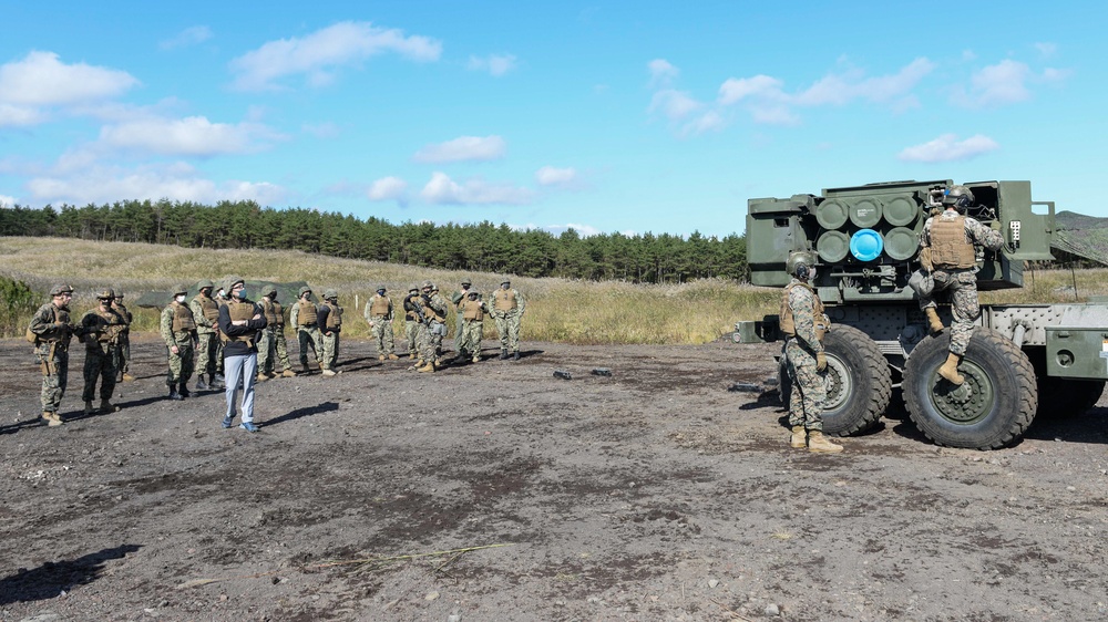 7th Fleet Staff Join 12th Marine Regiment for Live Fire Exercise