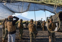 7th Fleet Staff Join 12th Marine Regiment for Live Fire Exercise