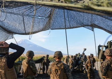 7th Fleet Staff Join 12th Marine Regiment for Live Fire Exercise