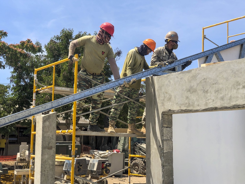 Seabees Construct 3-Room School House in Timor-Leste