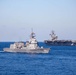 USS Reagan Sails in Formation with Amagiri, Shiranui