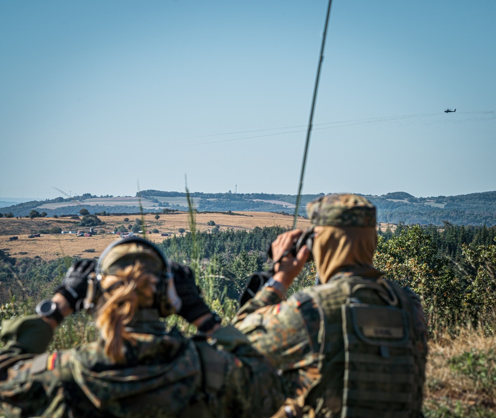 12th CAB supports Bundeswehr JTAC training at Baumholder