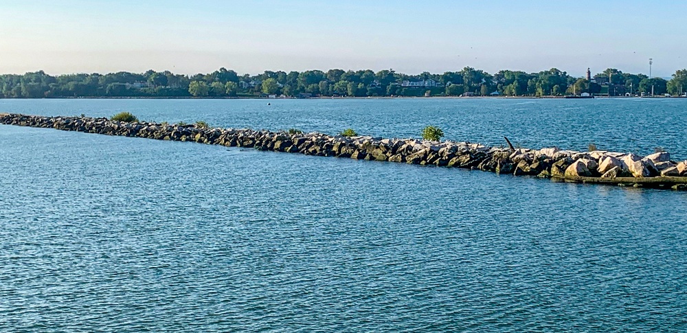 Fairport Harbor east breakwater repairs